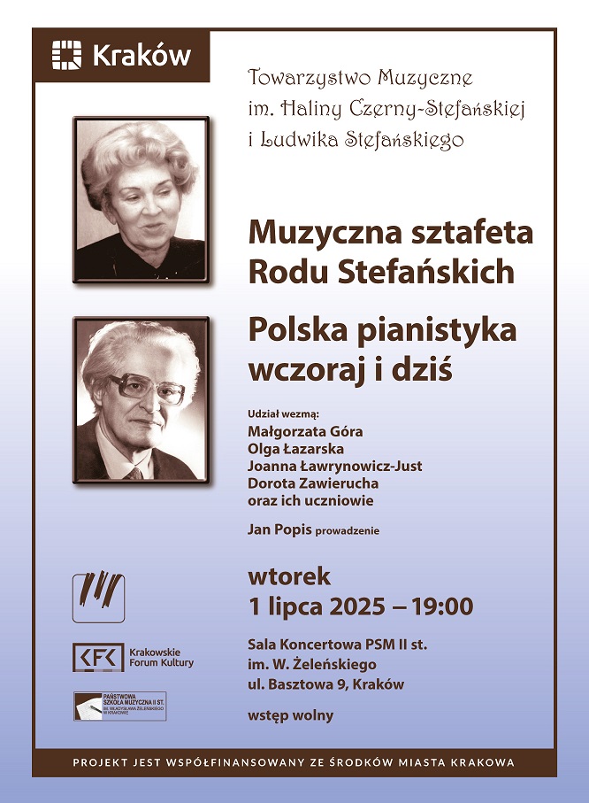 Afisz z programem wydarzenia